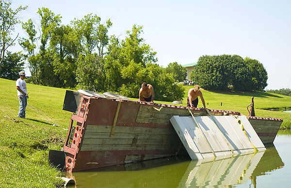 Trailer in Chadwick Lake