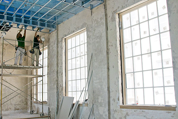 Harned Classroom Construction