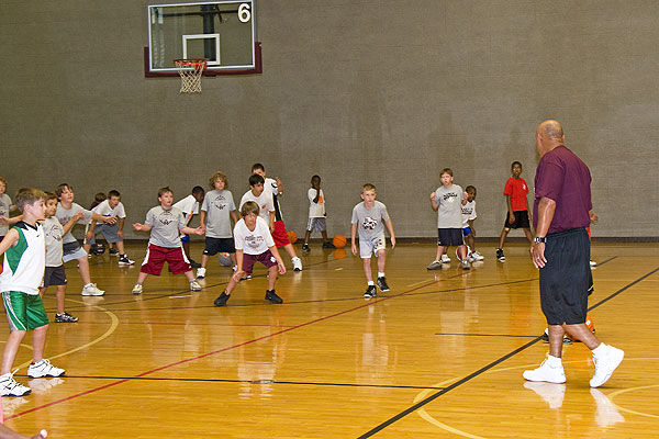 Boys basketball camp