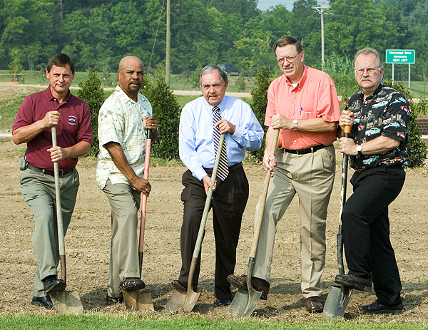 Golf ground breaking at noth farm