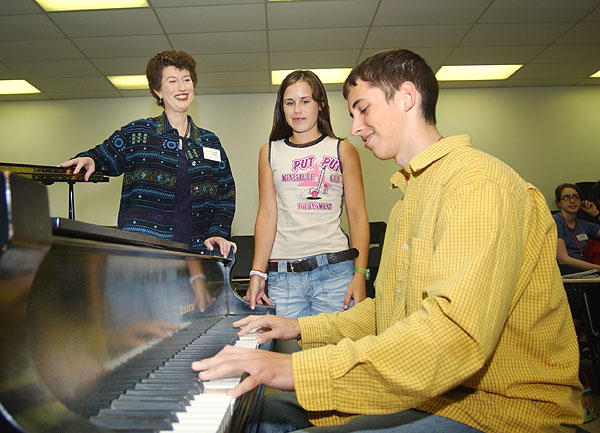 Piano Showcase students