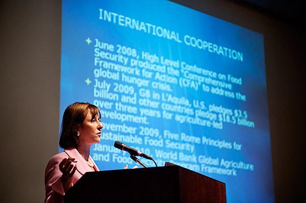 Ellen Levinson Speaks on Global Food Security Initiative