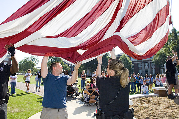 Jabber Jaw Flag Ceremony