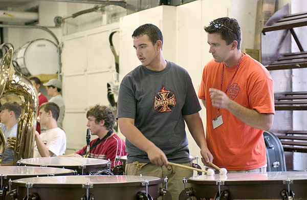 Band camp--timpani training