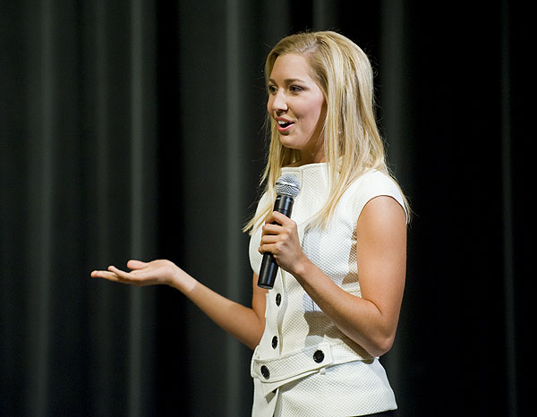 Miss MSU, Sara Beth James, at trunk show