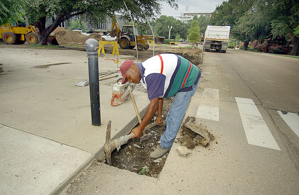 Renovating Lee Hall circle