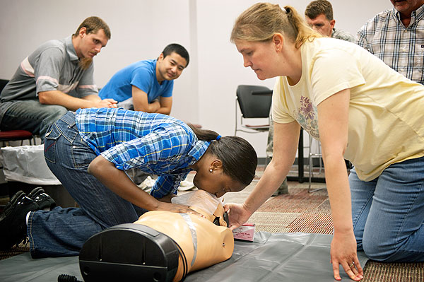 CPR training