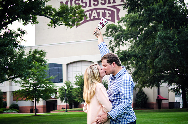 State Students Celebrate Engagement Bulldog Style