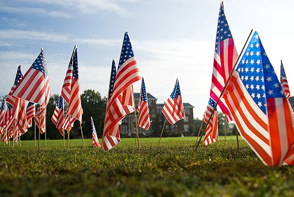 Flags on the Drill Field