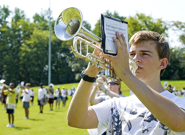 Famous Maroon Band Practice