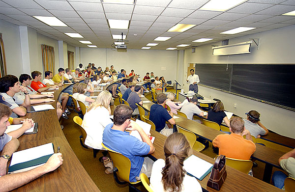 Students back in the classroom