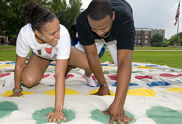 Twister on the Drill Field a Dawg Daze Event