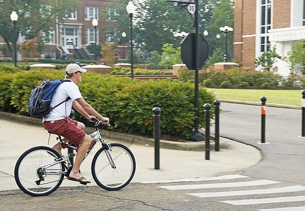 Bicycling to class