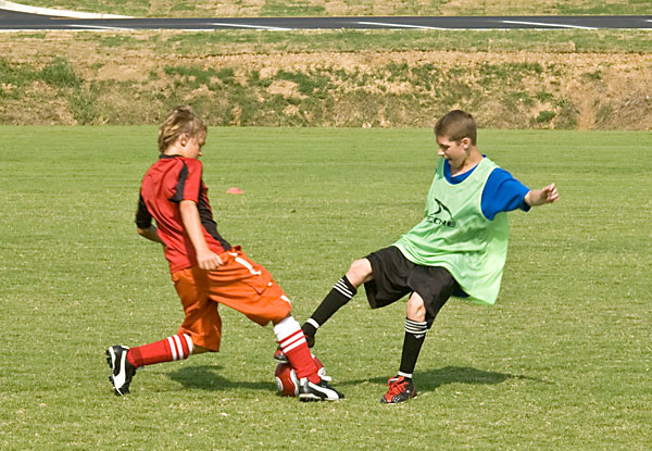 Boys soccer camp