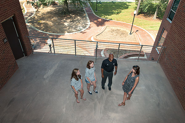 Housing tours newly built Oak Hall