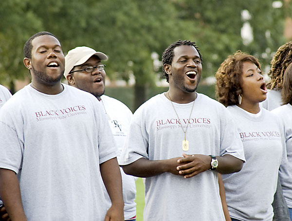 Black Voices sing at 9-11 memorial