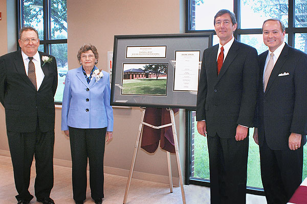 Verner Hurt Research Bldg Dedication