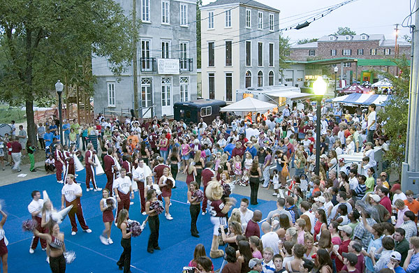 Pep rally at weekend Bulldog Bash