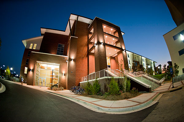 South Hall at dusk