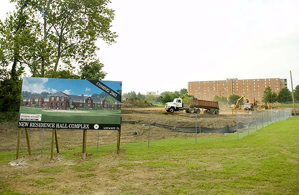 Construction of new residence hall