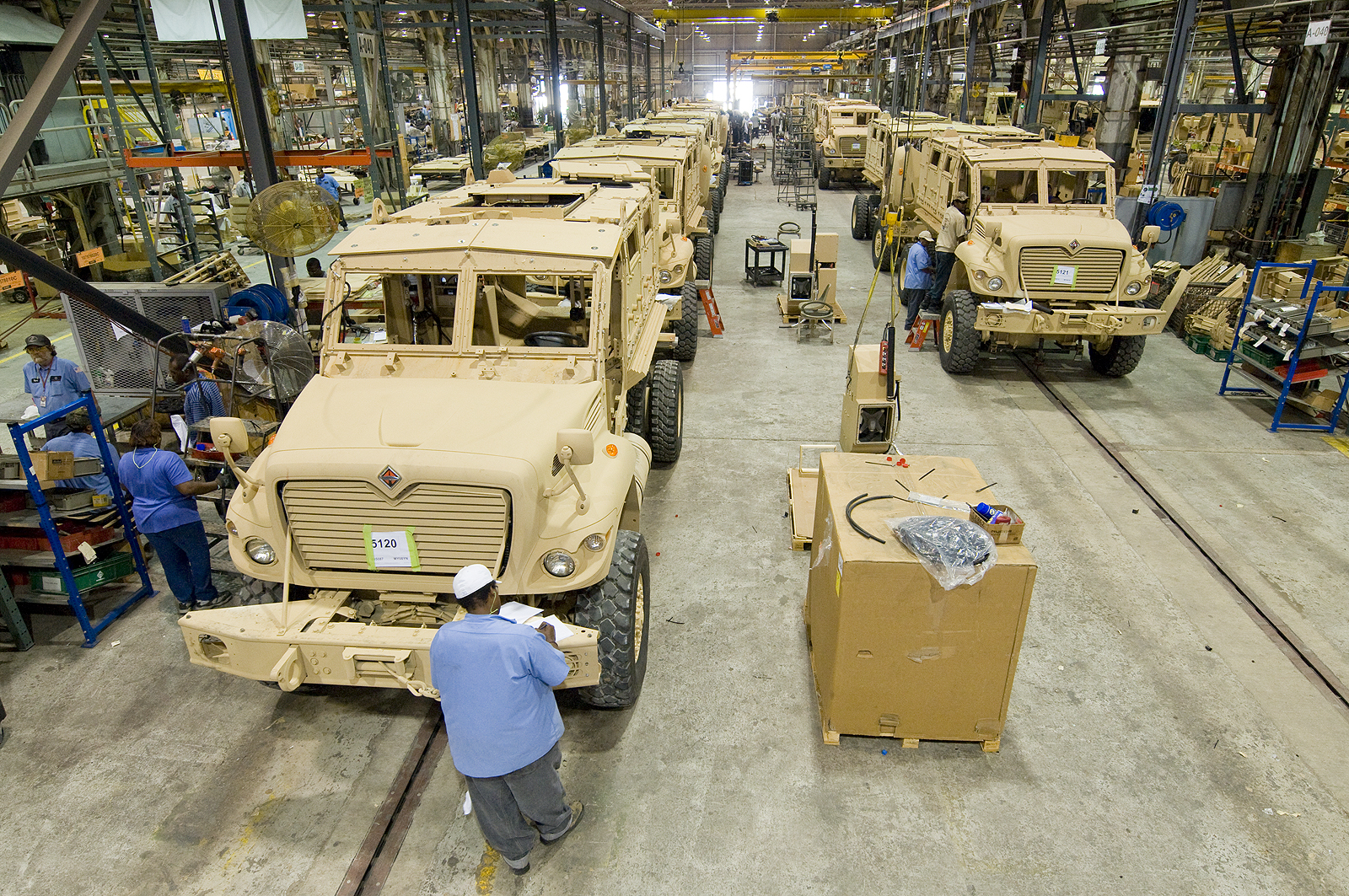 About 7,000 MRAP version 1.5 armored vehicles have been produced at Navistar's West Point facility. Mississippi State's CAVS Extension engineers have used modeling and simulation and other expertise to help the company complete military contracts to assemble the vehicles.