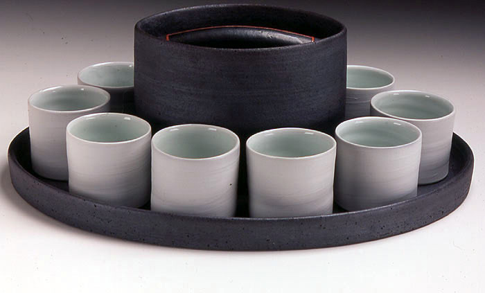 Works by nationally-known ceramic artist Peter Beasecker will be featured during the Three Cups of Tea national invitational exhibition Sept. 7-Oct. 28. 