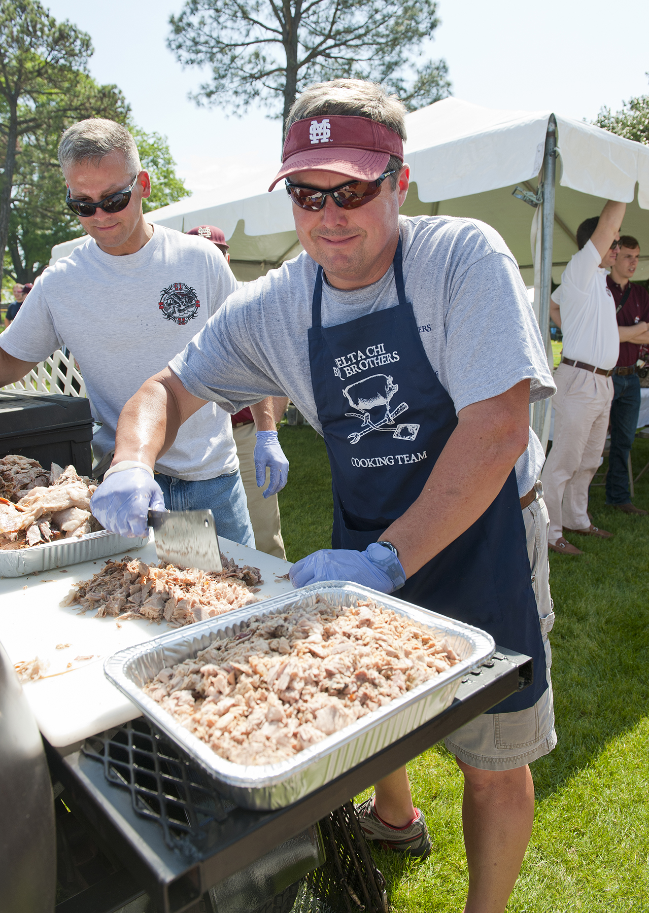 On Friday [April 19], the annual pig cooking contest gets underway as part of MSU's Super Bulldog Weekend.