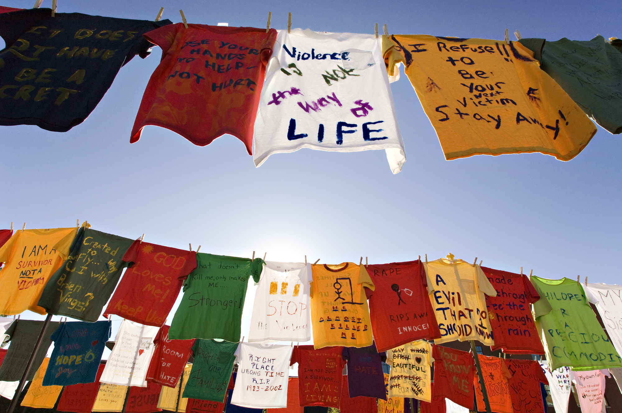 MSU's Clothesline Project, Sept. 24-26, brings awareness to sexual assault against both women and men.