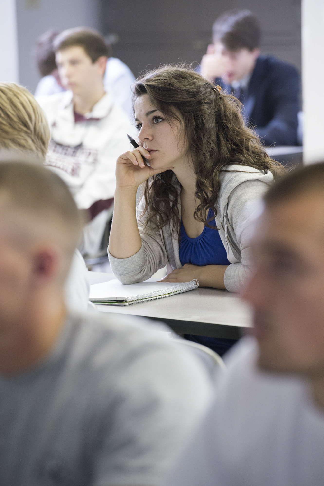 Kelsey L. Nicholas, a senior forestry major from Marion, Ill., participated in professor Stephen Grado's forest-resources survey course, part of Mississippi State's Maroon & Write initiative to improve writing in every university discipline.