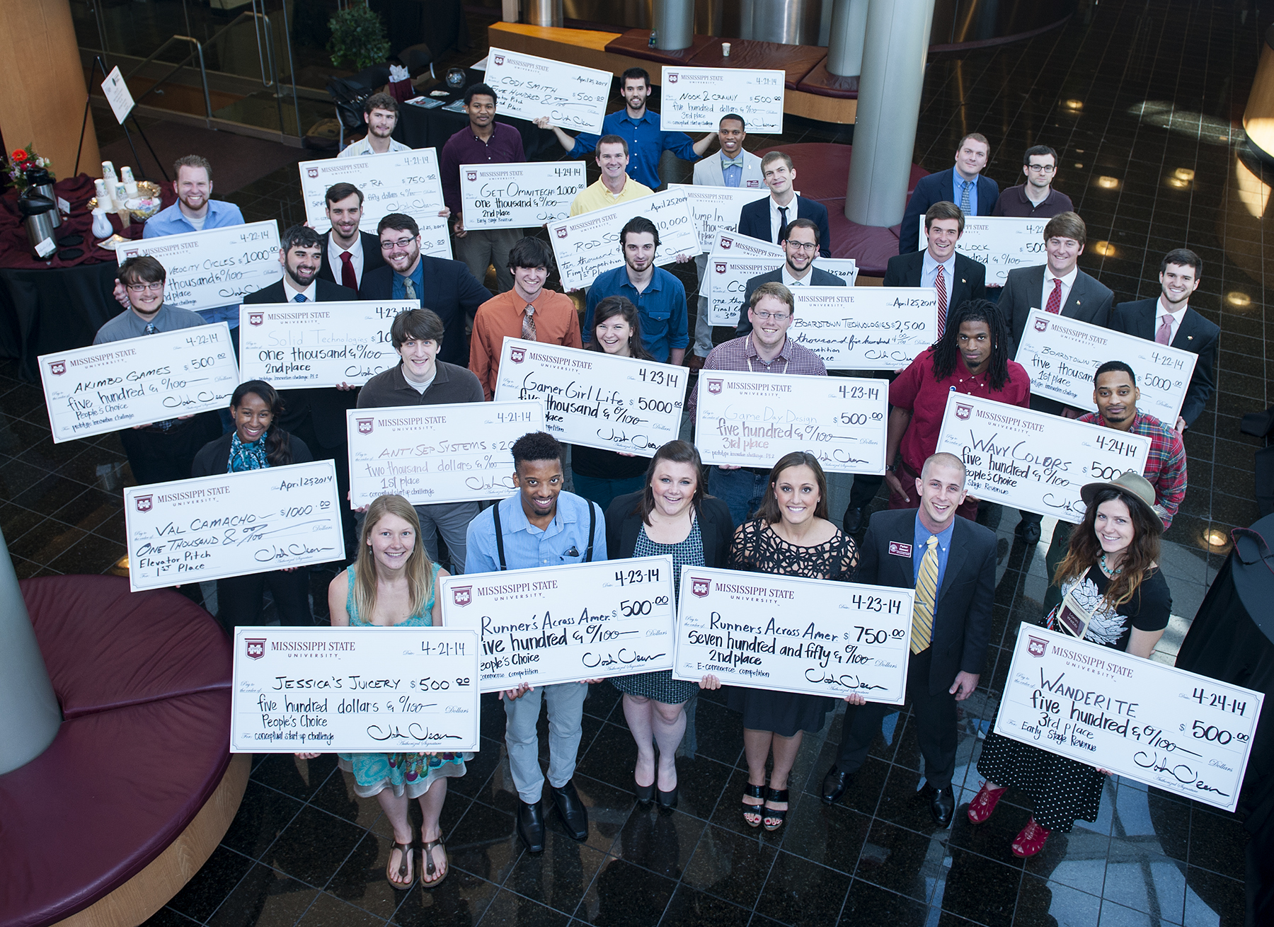 Some three dozen MSU students representing more than 20 start-up businesses received cash awards during the 2014 Investing in Innovation Day.