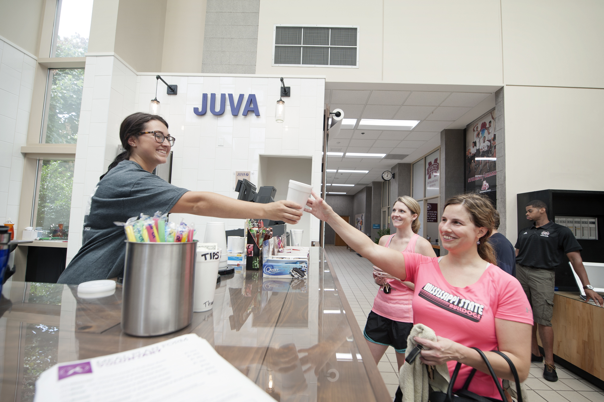 JUVA Juice's real-fruit smoothies now are available at MSU's Sanderson Center.