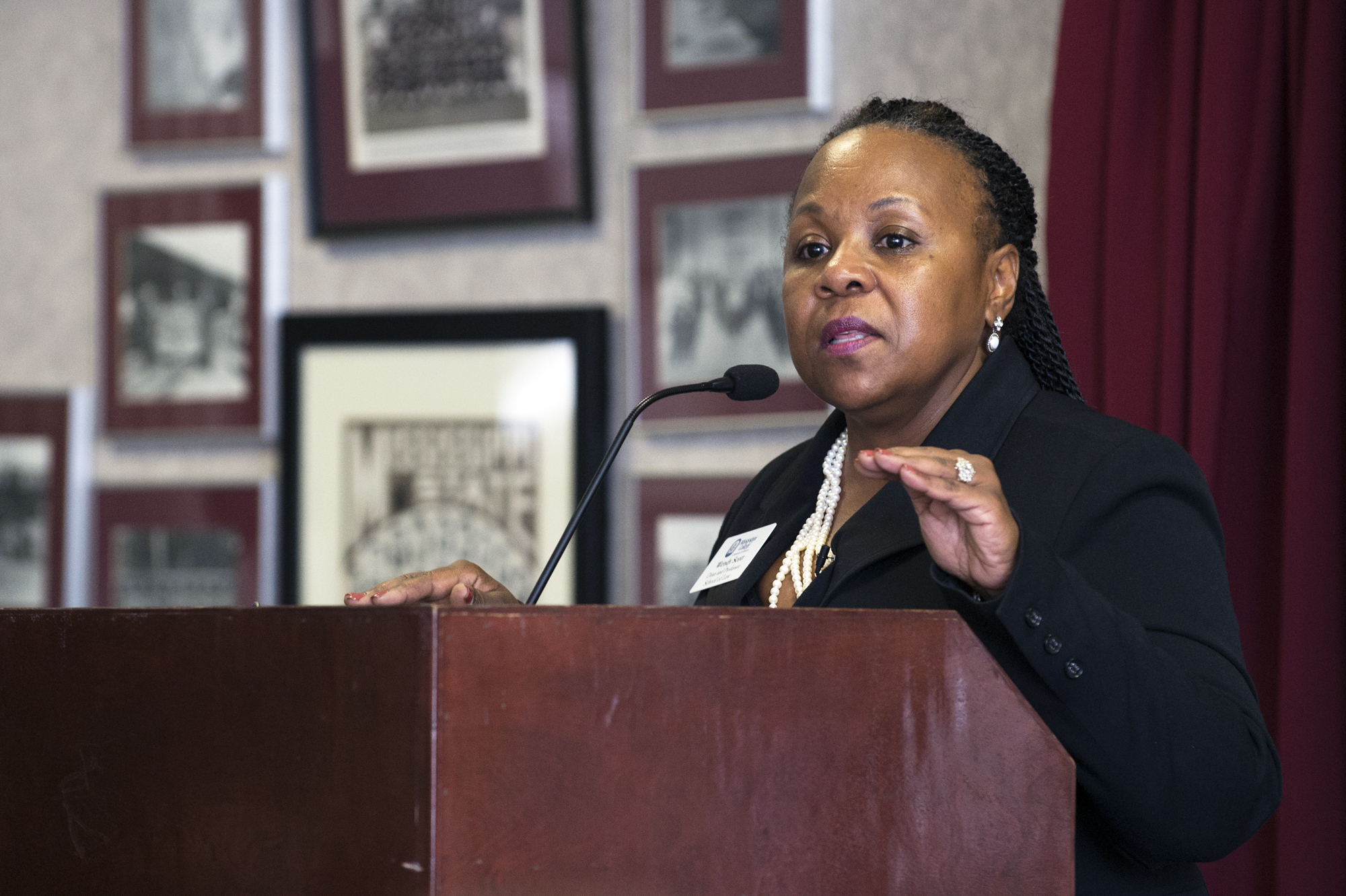 Wendy B. Scott, dean of Mississippi College's School of Law, was the featured speaker at Mississippi State University's Constitution Day [Sept. 17] program.