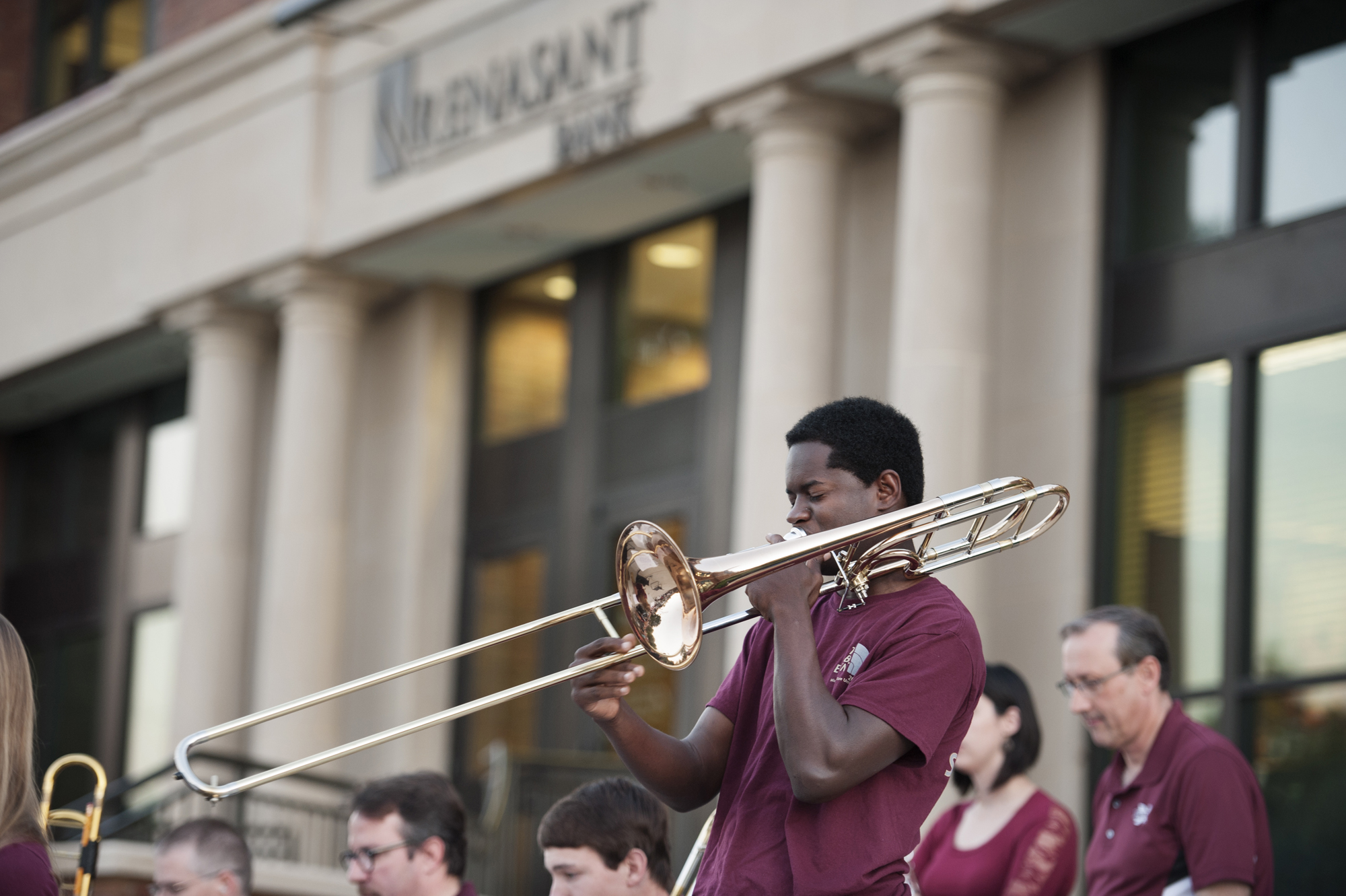 The Starkville Symphony Orchestra Big Band presents "Jazz at Renasant" Oct. 7 at Starkville's Renasant Bank plaza. The outdoor concert is another program of the Starkville-MSU Symphony Association.