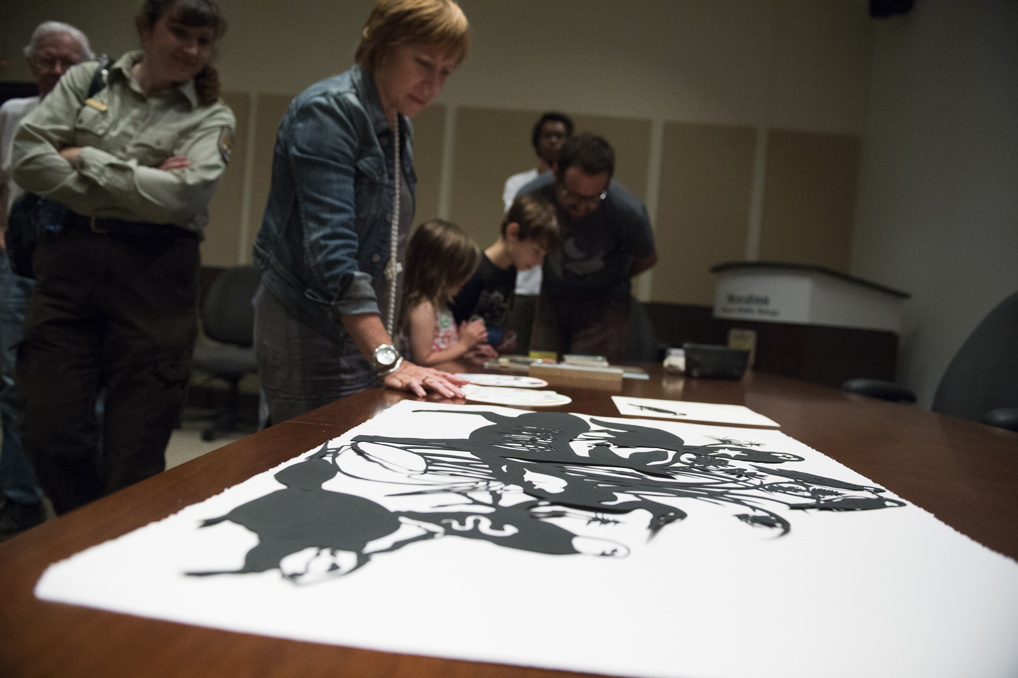 Saturday [Sept. 27] visitors to the Sam D. Hamilton Noxubee Wildlife Refuge will get an up-close look at incised black-paper art created by former MSU artist-in-residence Kathryn Hunter. Hunter will unveil an original piece of artwork inspired by her 2013 refuge stay that she is donating to the Friends of the Noxubee Refuge volunteer organization.