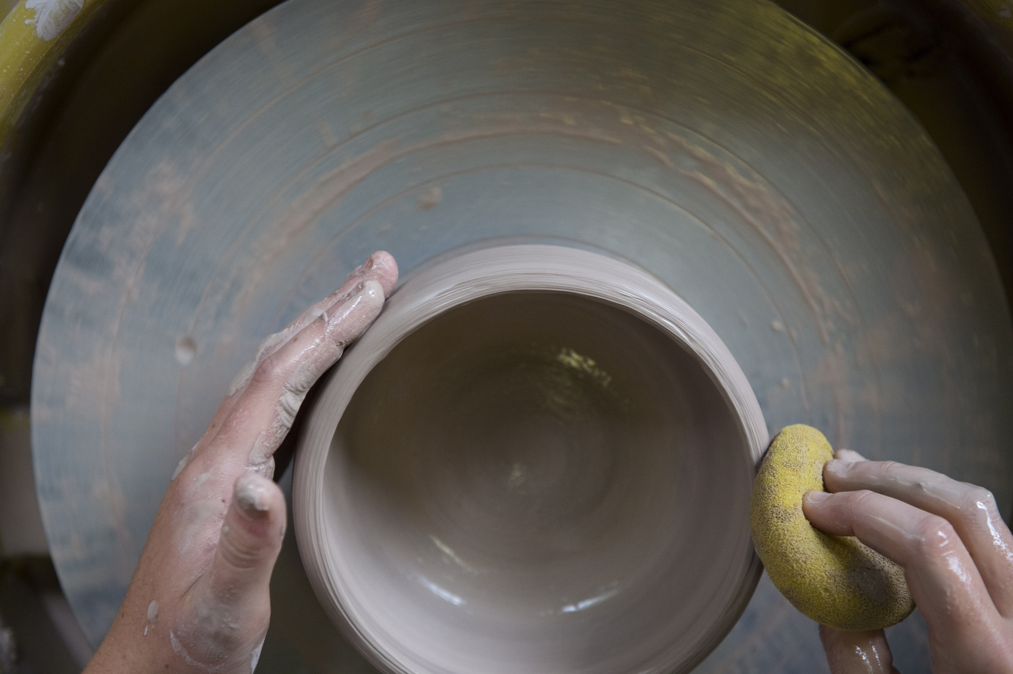 Dozens of campus volunteers created bowls for the upcoming "Empty Bowls" event to be held on World Food Day, Oct. 16. In conjunction with the Maroon Edition series of events, the art department and the MSU Student Dietetic Association are working to raise funds to benefit local food pantries, as well as awareness of hunger and food insecurity.