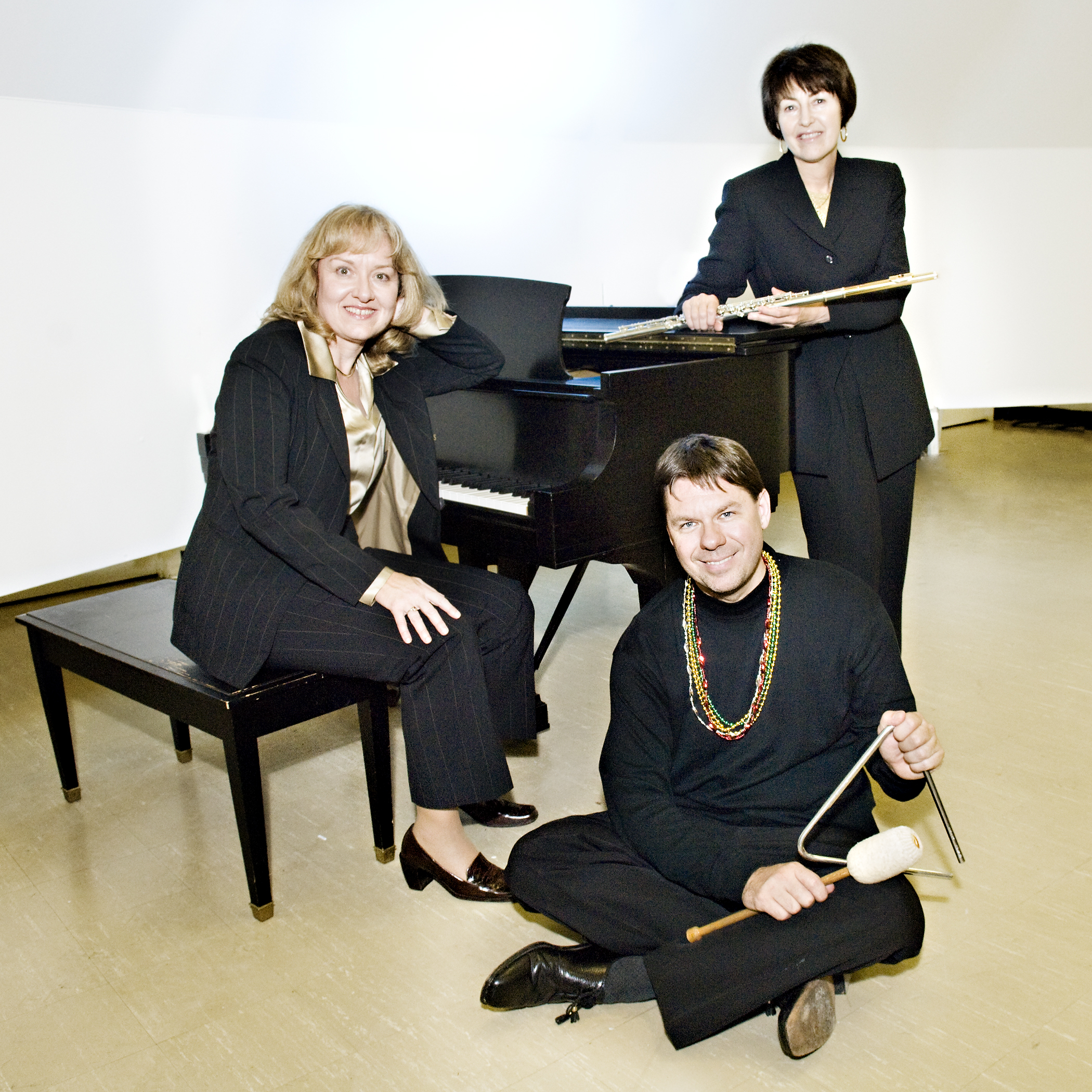 Jackie Edwards-Henry (seated), Robert Damm and Lana Johns