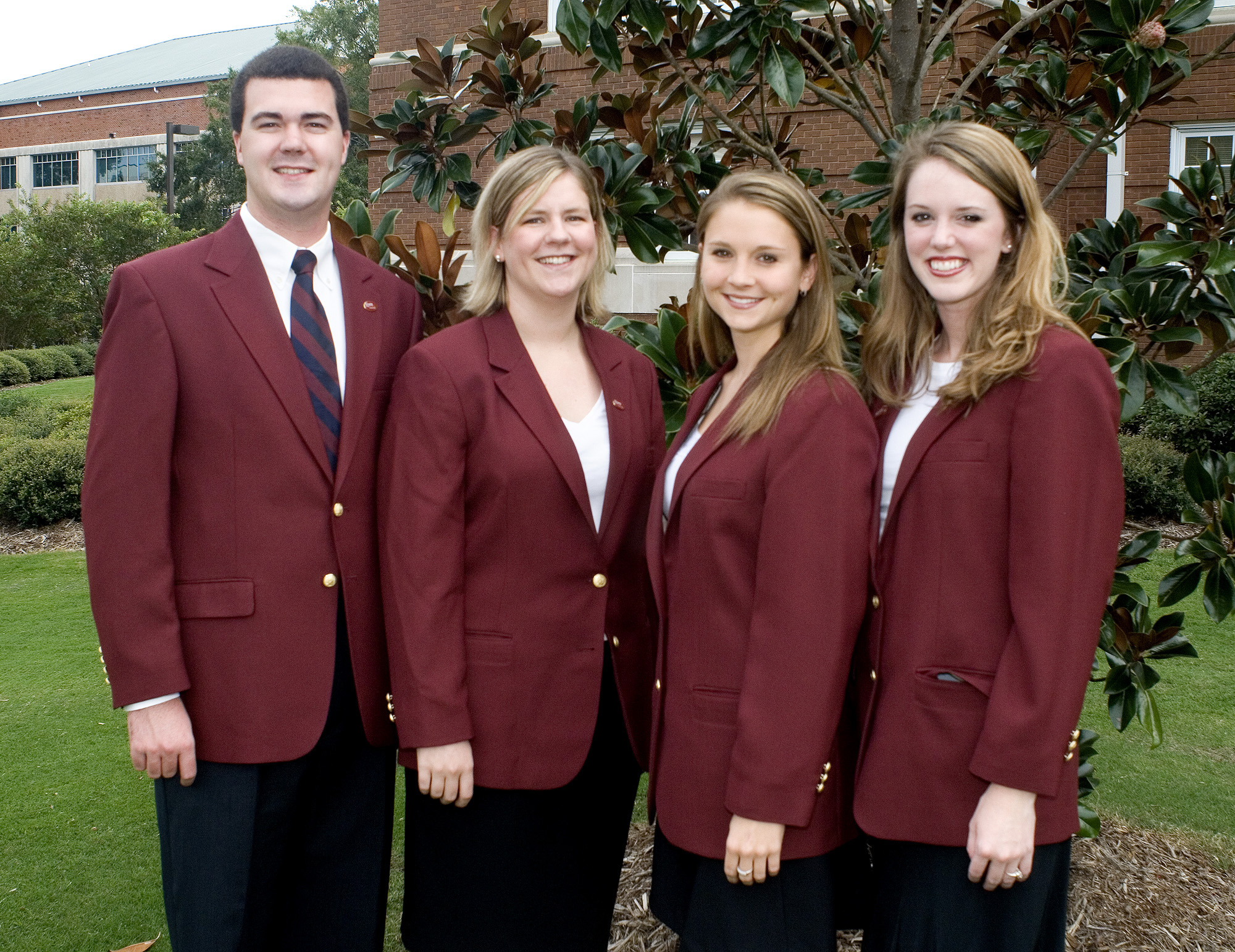 (L-r) Thomas R. Gregory, Carrie V. Smith, Angie Halverson, and Sara Beth Parks 