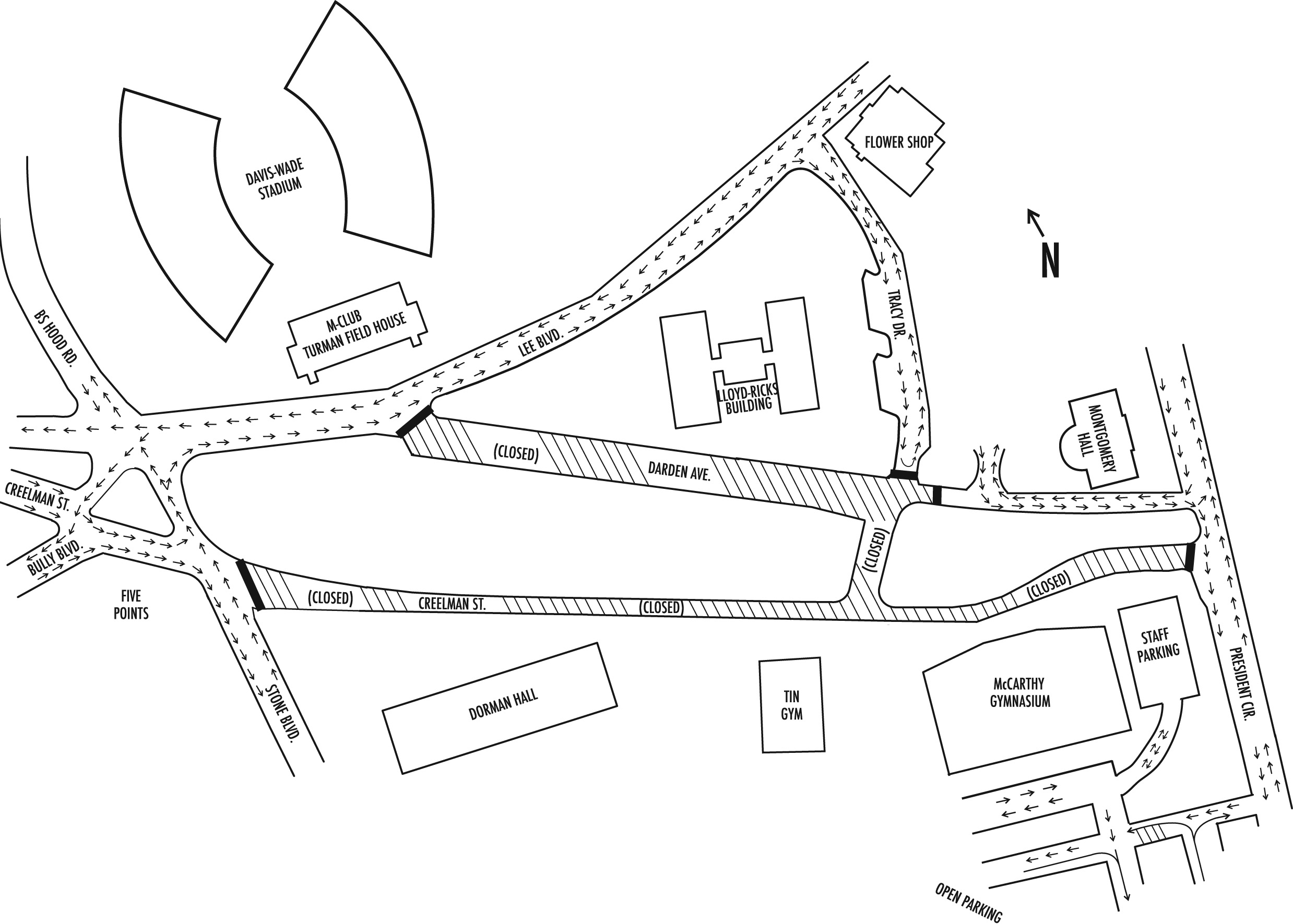 <br /><br />
Creelman Street construction 