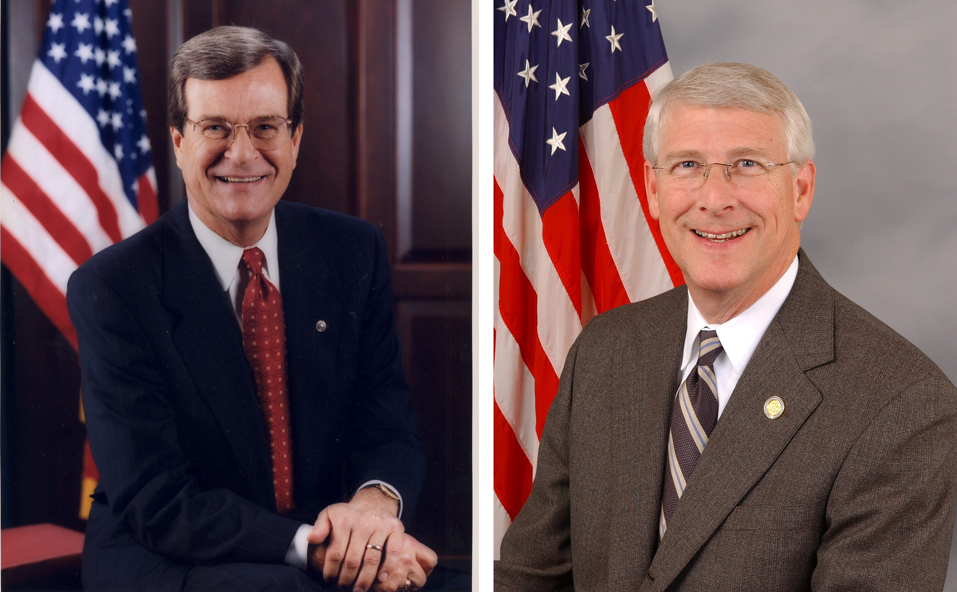 (left) Sen. Trent Lott and Rep. Roger Wicker 