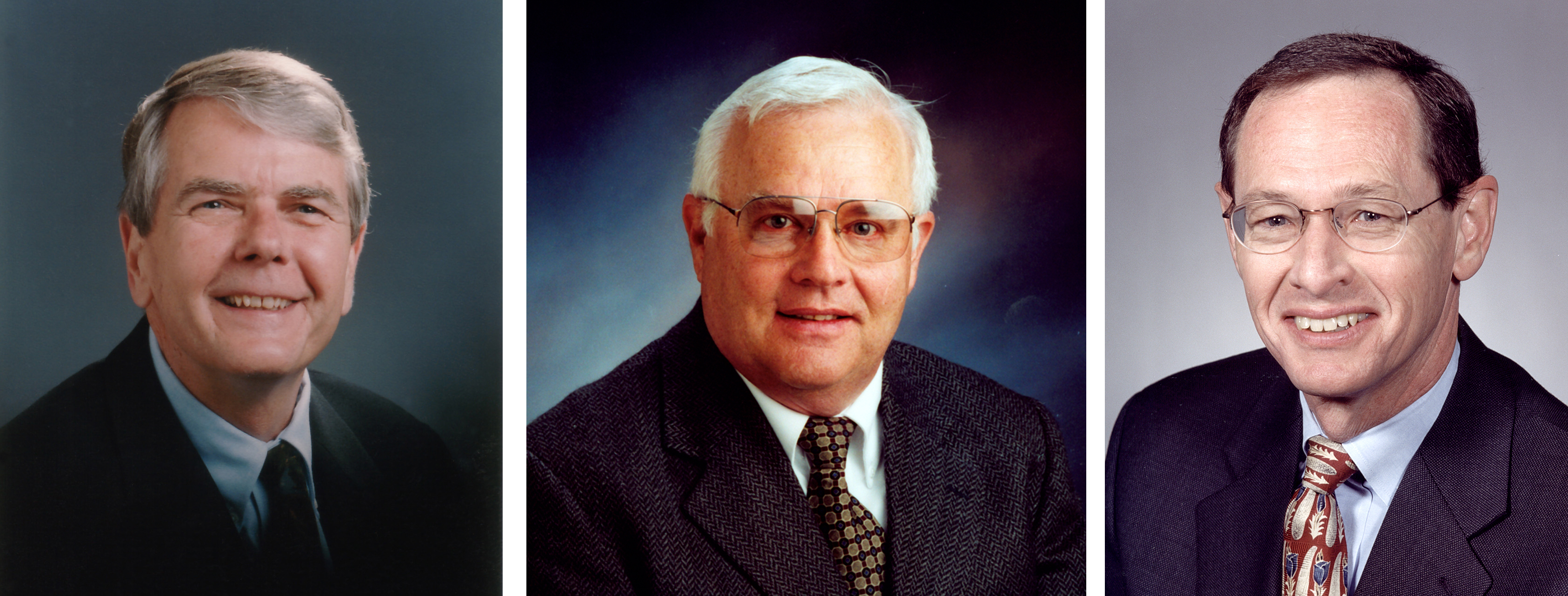 (Left) James Martin, Clifford George, and Randall German