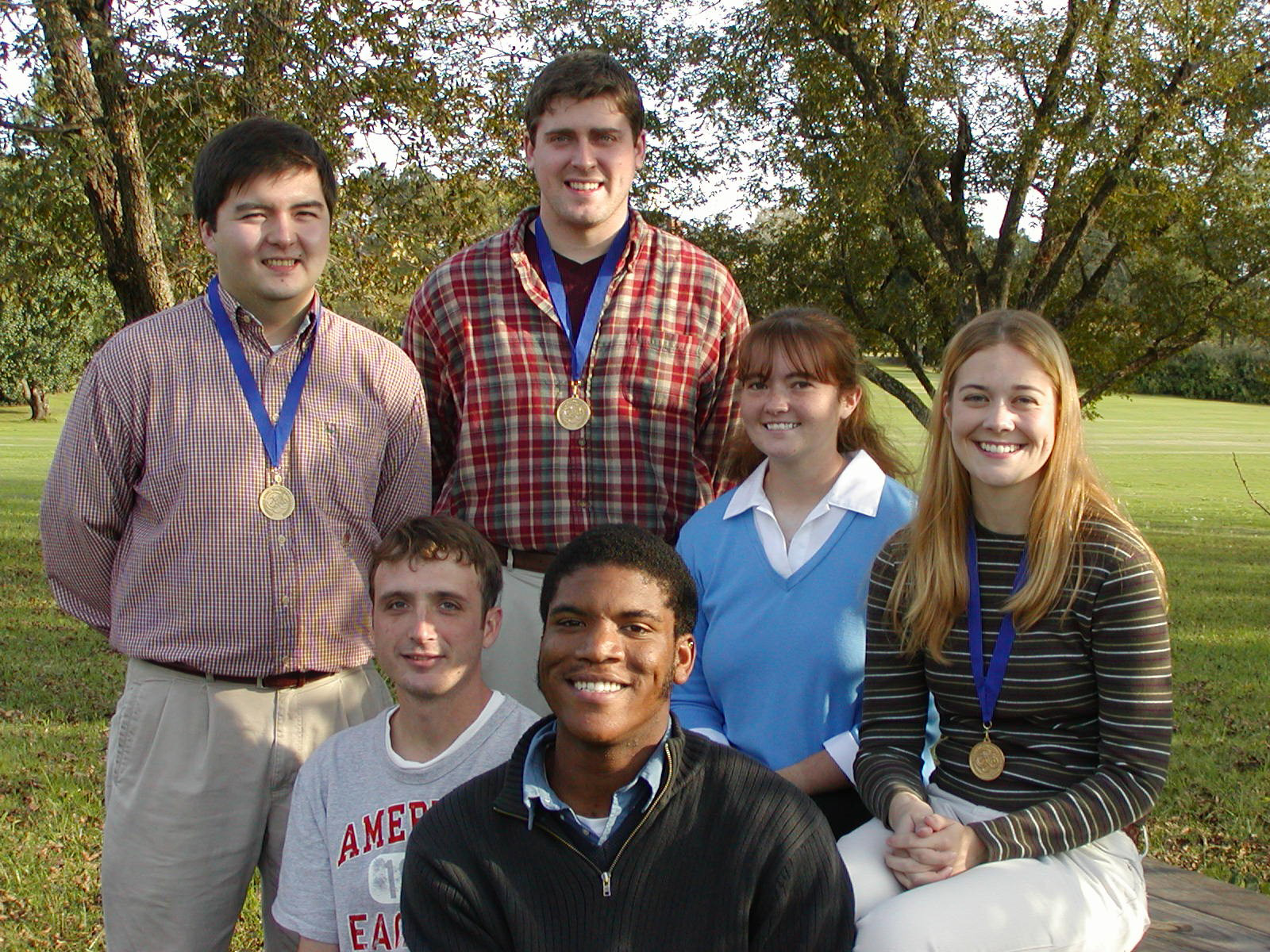 <br /><br />
Mississippi Music Teachers Association winners from MSU include (front, l-r) Christopher Armstrong, Marcus Washington, (back, l-r) Bill Harned, Josh Gray, Katie Ingram, and Cynthia Wharton. 