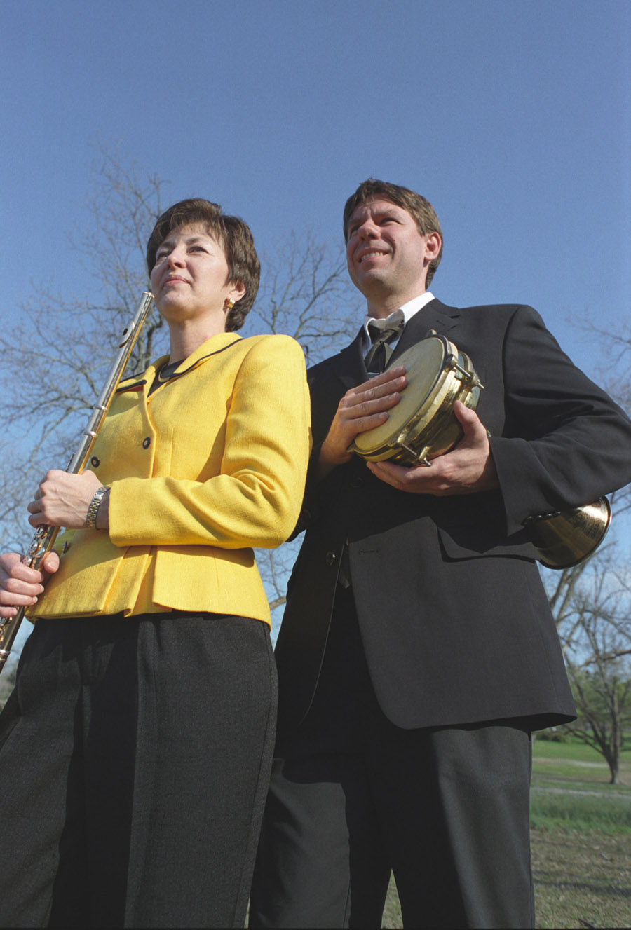 <br /><br />
MSU music education faculty members Lana Johns and Robert Damm 