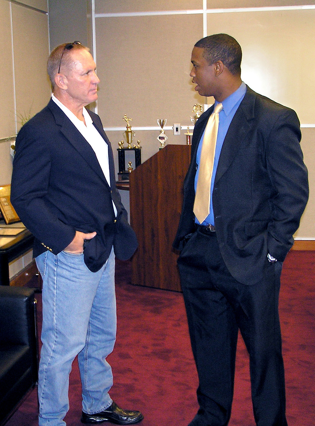 Rick Dickson (l) and Marquase Lovings 